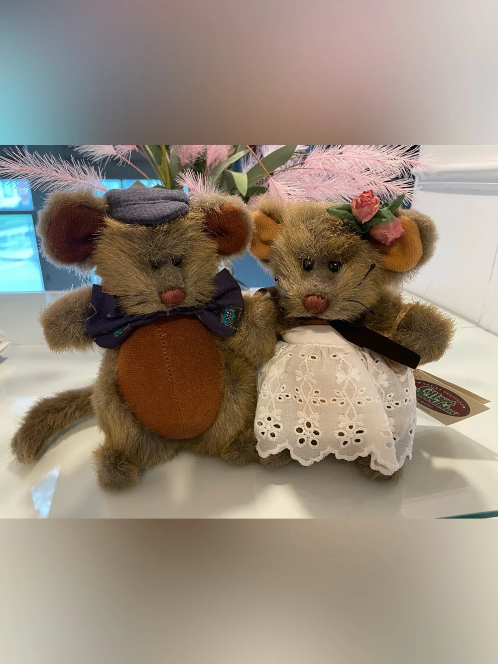 Collectible Bride & Groom Plush 6.5